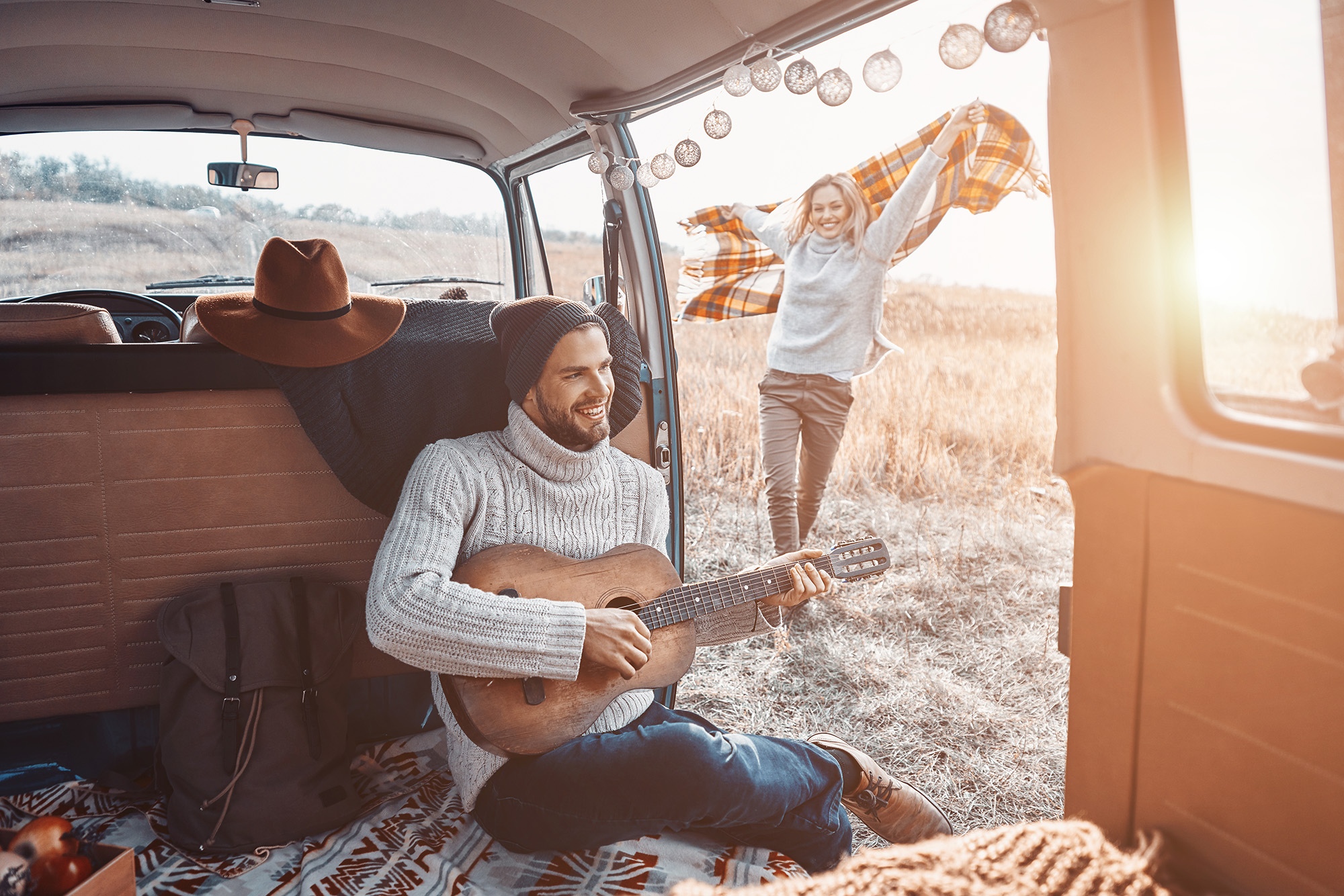 Lending People Carefree Couple Credit Card Interest Large